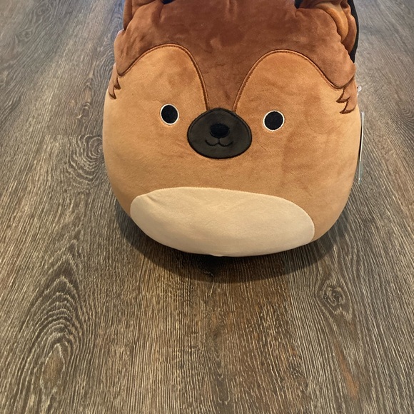 NWT RARE 12 inch Squishmallows German Shepherd Brown and Tan Plush - Picture 7 of 8